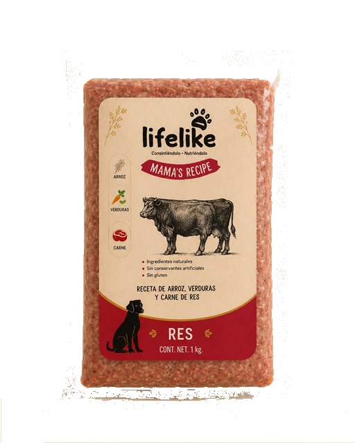 Mama's Recipe — Bolsa 1kg (Formato Ahorro) — alimento húmedo natural grado humano Lifelike